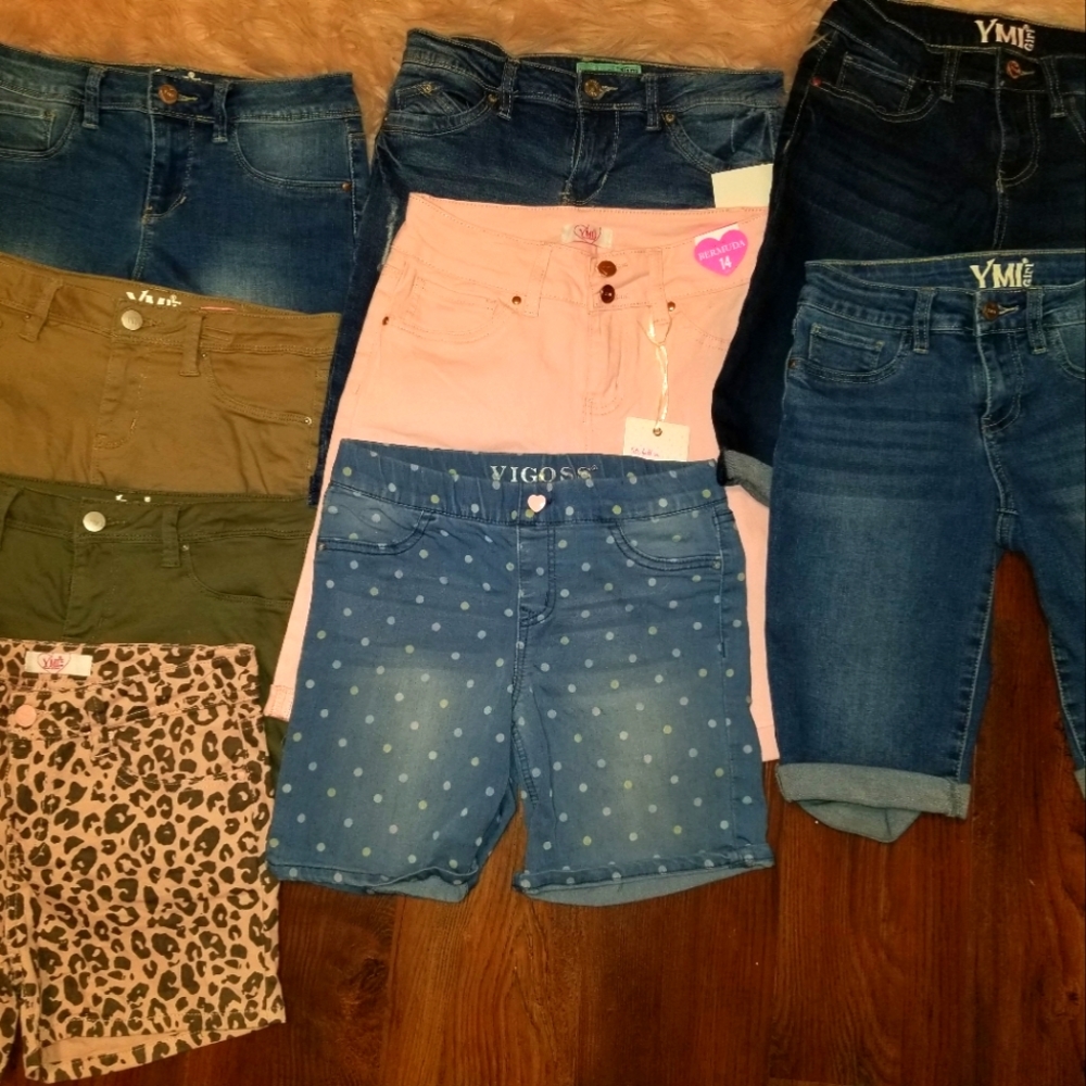 Girl's sz. 14 shorts lot
